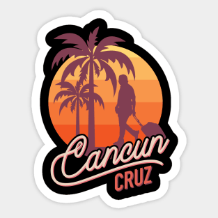 Ted Cruz Cancun Mexico Trip Sticker